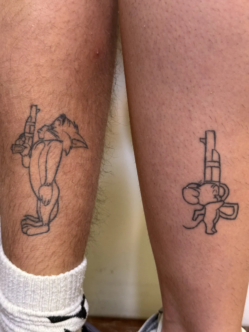 Tatuaje blackwork realizado en CUREINK, estudio de tatuaje en Avilés
